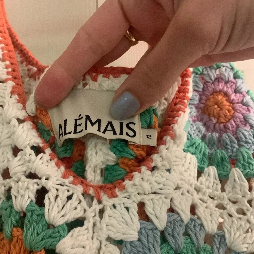ALEMAIS crochet midi dress - Picture 5 of 8